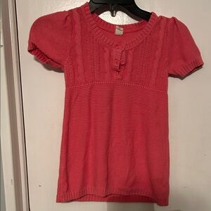 Kids Pink Knit Top